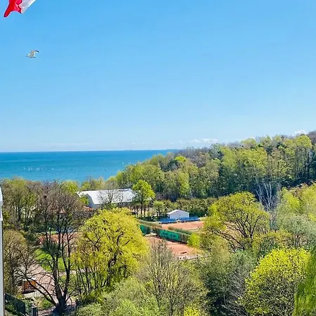 Апартаменты 4 Pory Roku Przy Plazy Z Widokiem Na Morze *